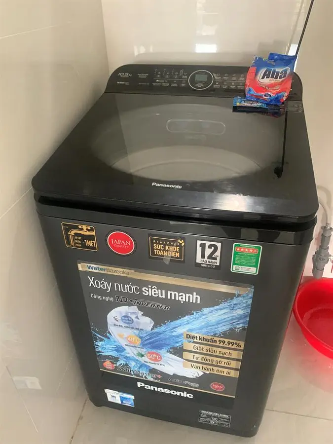Khách hàng review Máy giặt Panasonic Inverter 10.5 Kg NA-FD10VR1BV 1