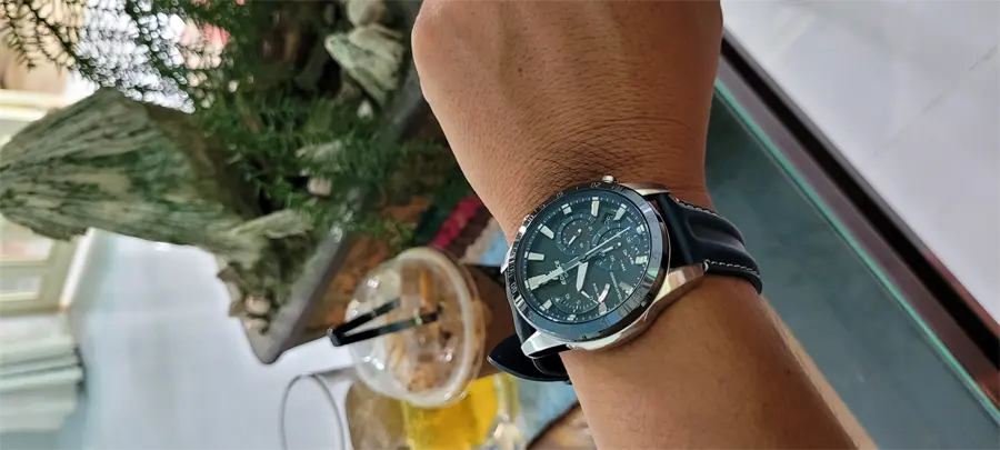 Khách hàng review Đồng hồ EDIFICE CASIO 45 mm Nam EQS-930BL-2AVUDF 1