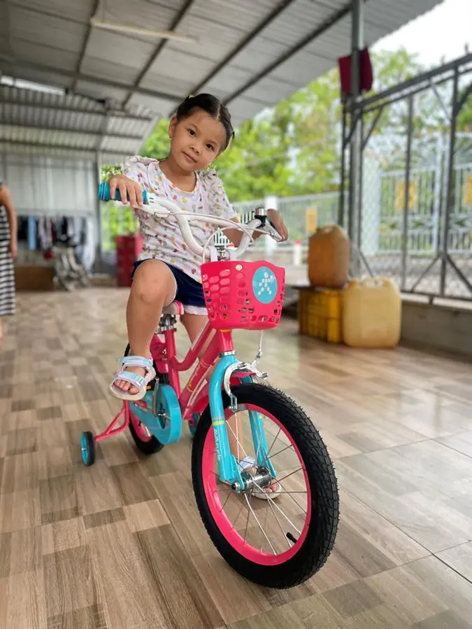 Khách hàng review Xe Đạp Trẻ Em AVACycle British Princess JY904-16 16 inch 1