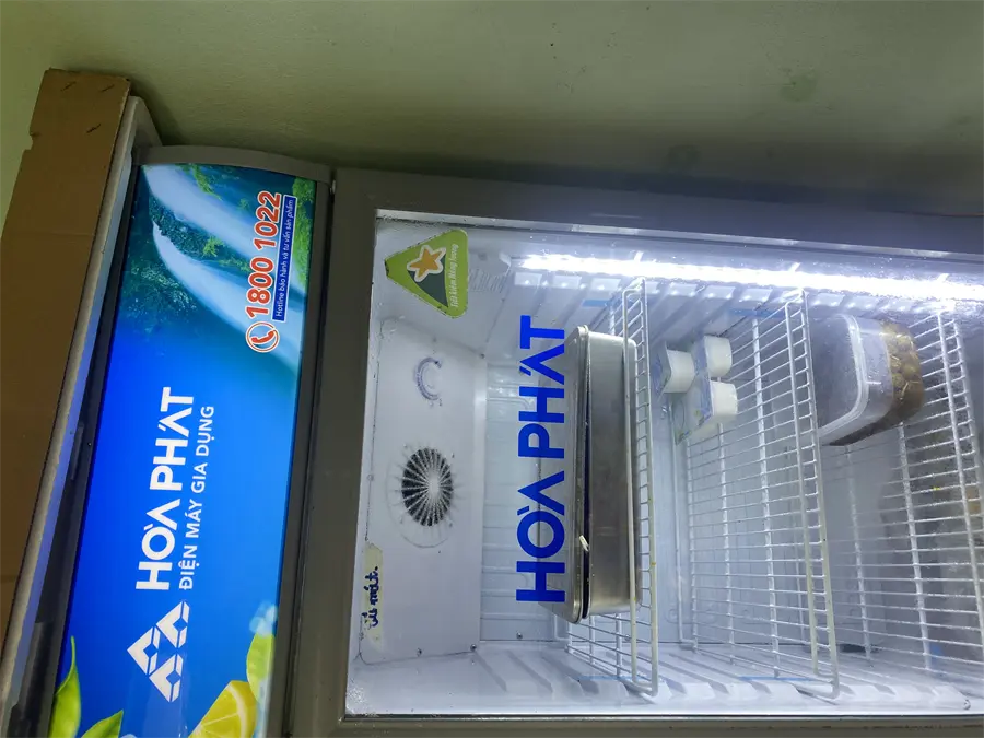 Khách hàng review Tủ mát Hòa Phát 242 Lít HSC 600F1R1 1