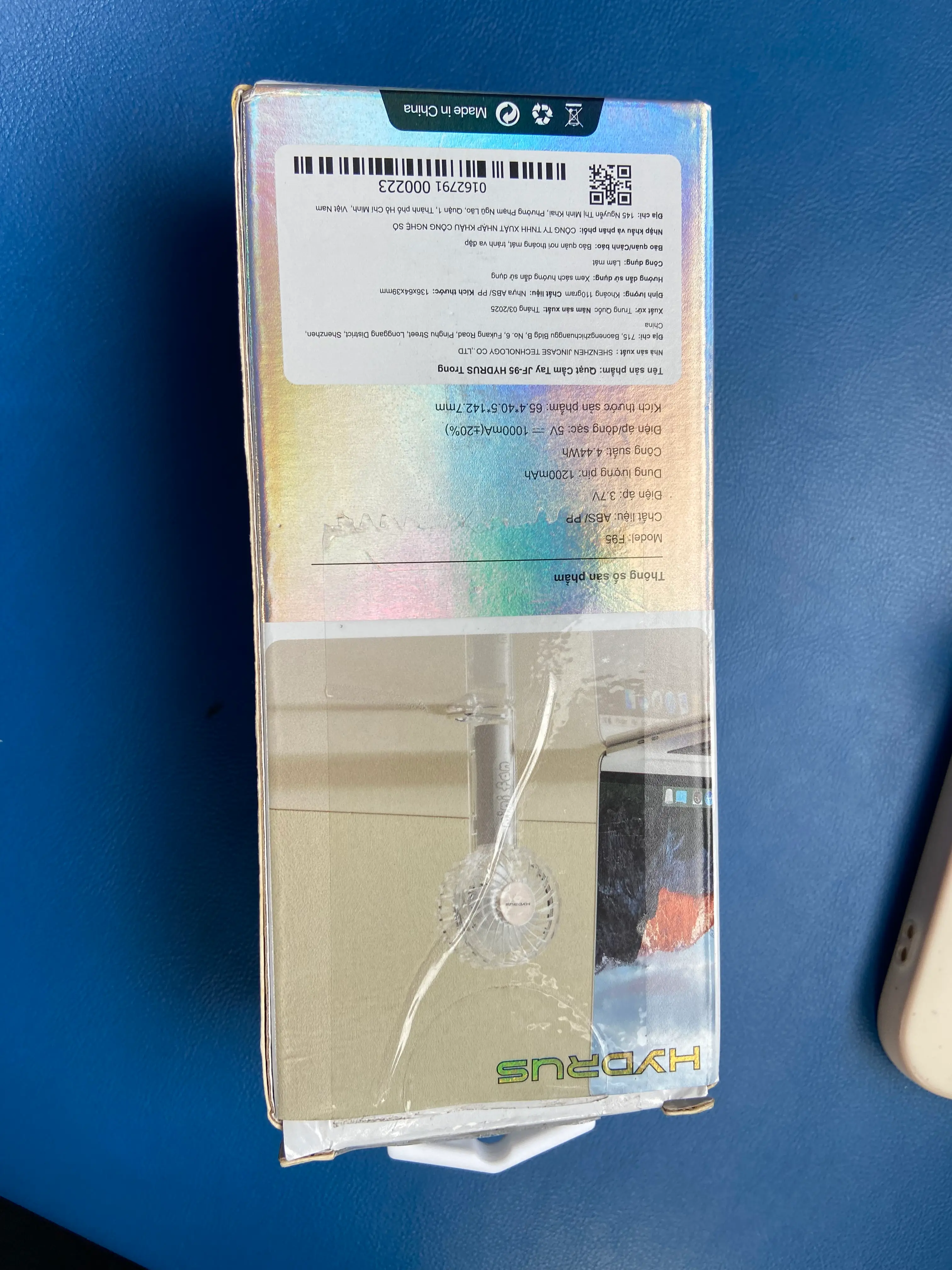 Khách hàng review Quạt cầm tay mini Hydrus JF-95 2