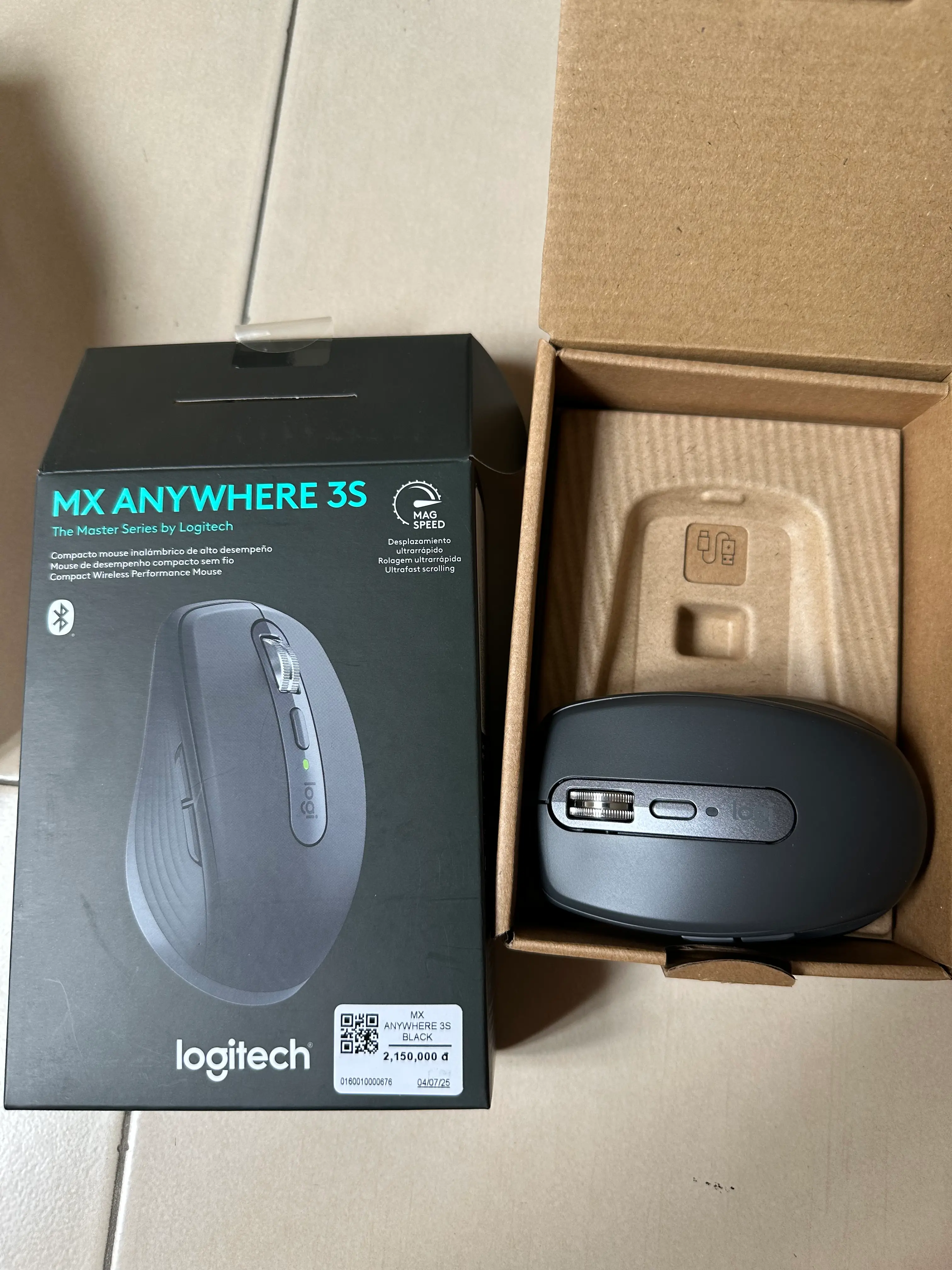 Khách hàng review Chuột sạc Bluetooth Silent Logitech MX Anywhere 3s 3