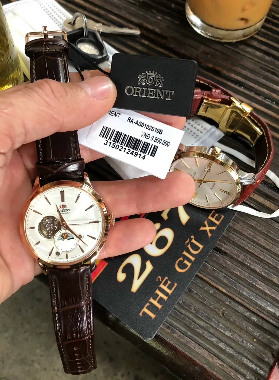 Khách hàng review Đồng hồ ORIENT Sun & Moon 41.5 mm Nam RA-AS0102S10B 1