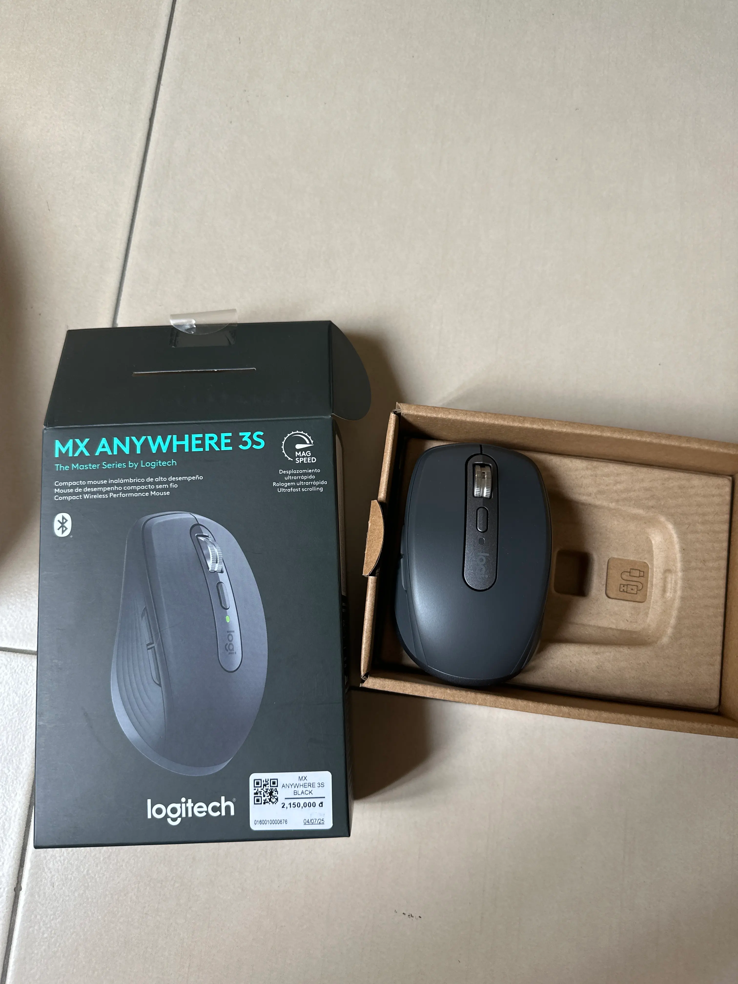 Khách hàng review Chuột sạc Bluetooth Silent Logitech MX Anywhere 3s 1