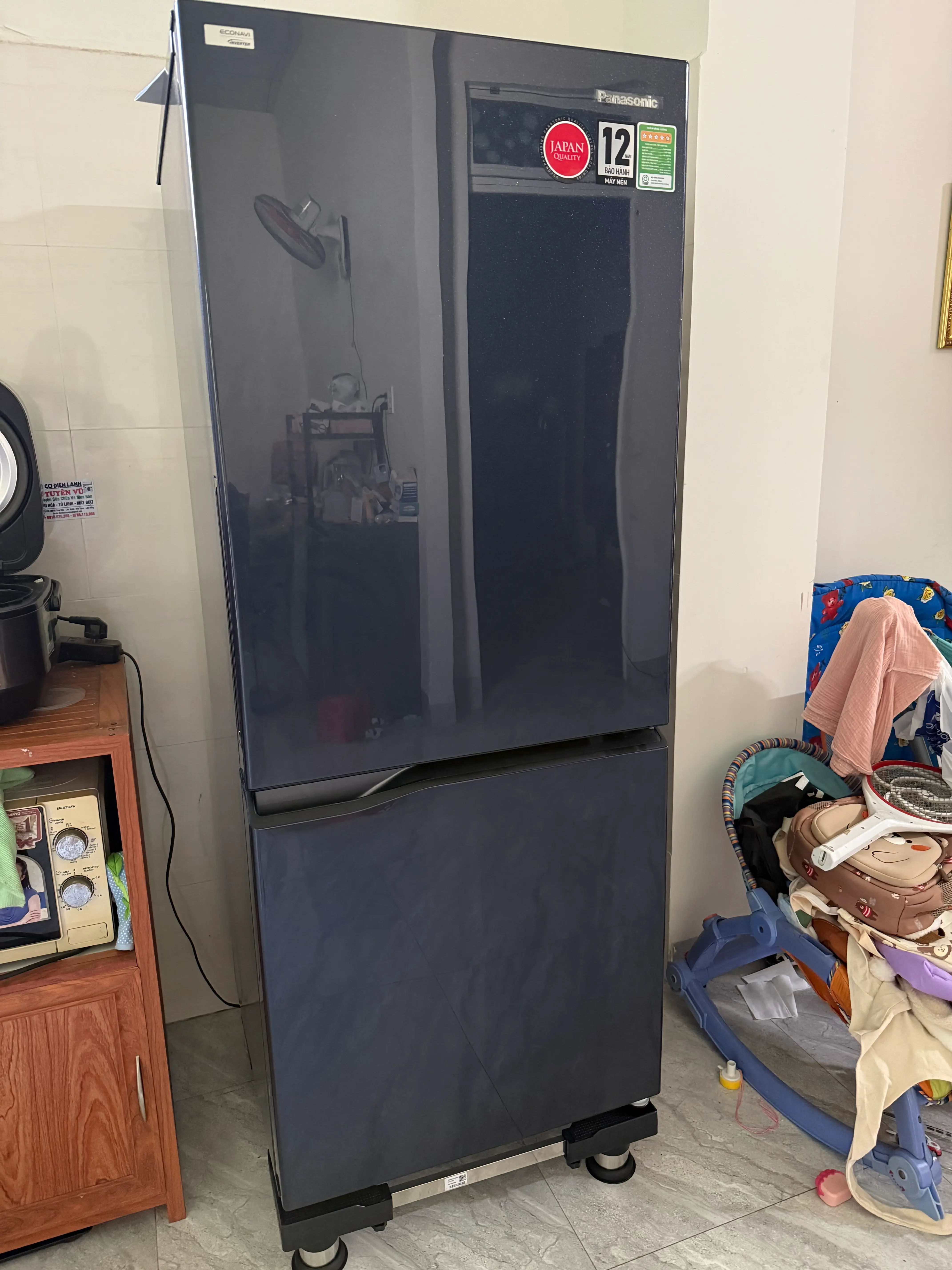 Khách hàng review Tủ lạnh Panasonic Inverter 251 lít NR-SP275CPAV 1