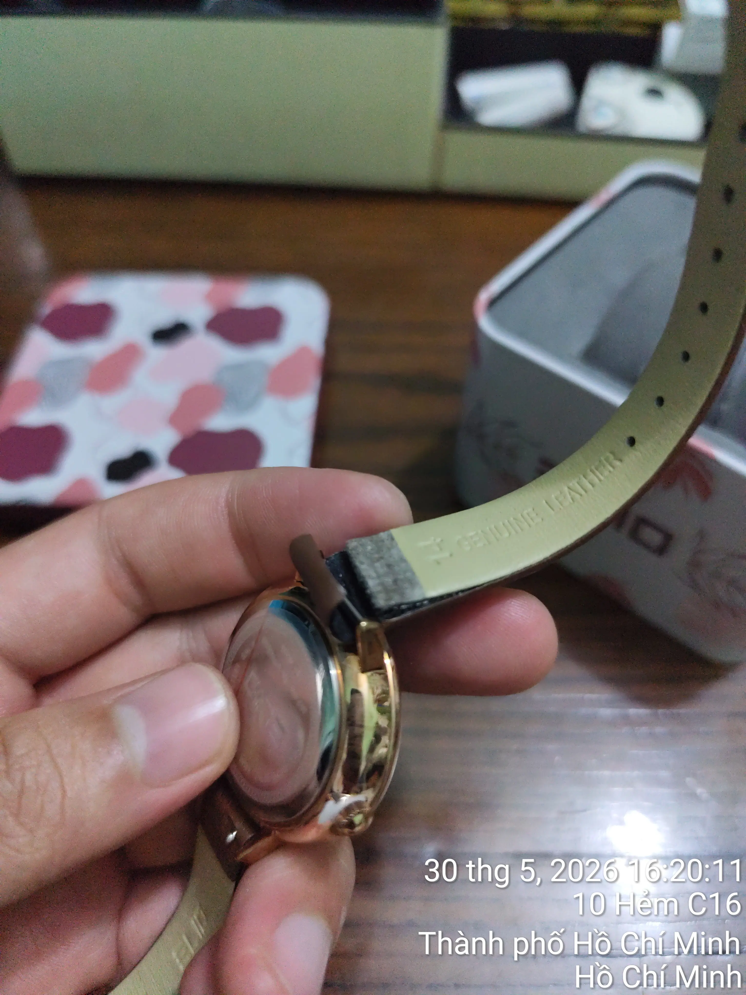 Khách hàng review Đồng hồ ELIO Flower 35 mm Nữ EL123-01 3