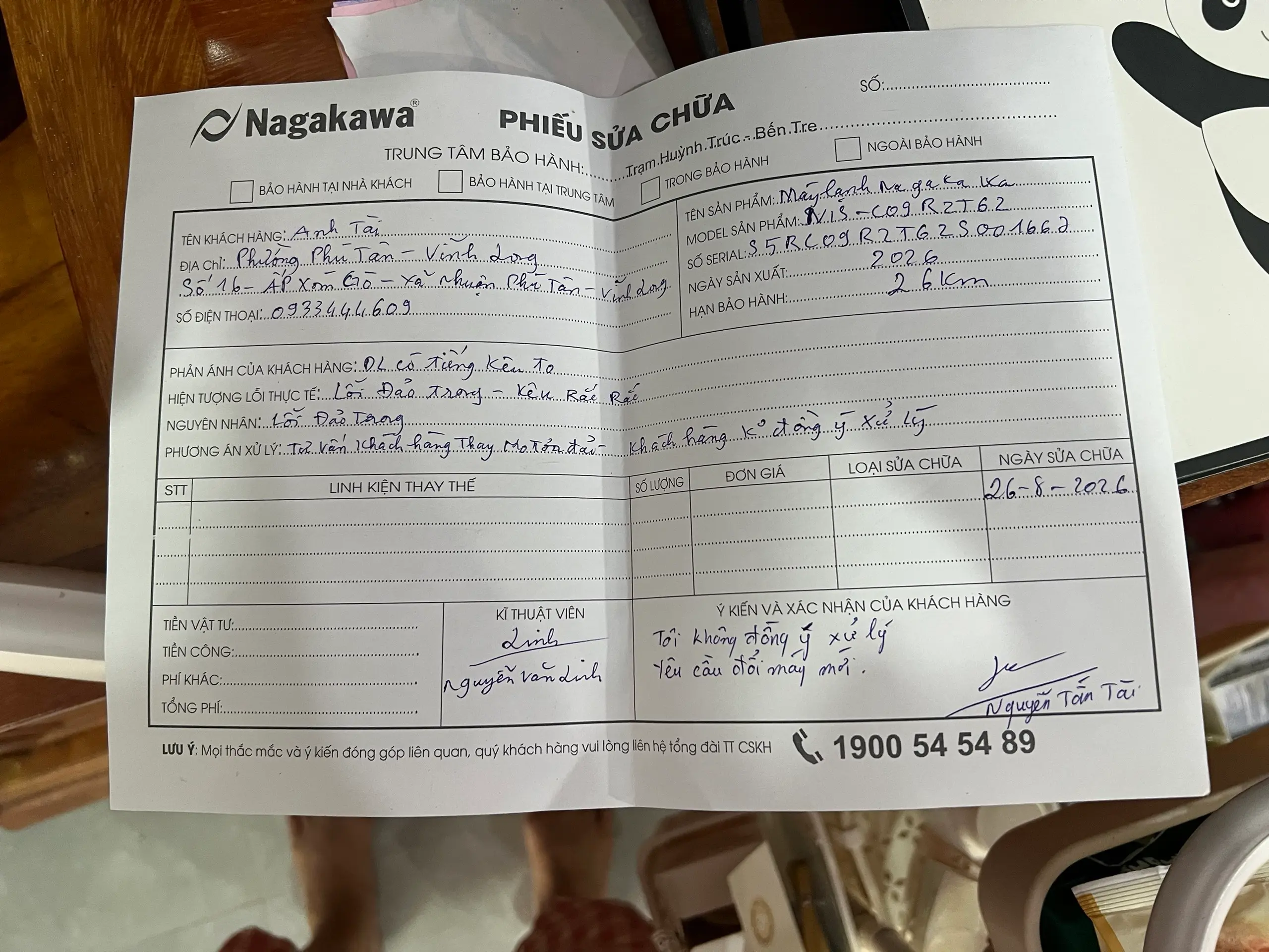 Khách hàng review Máy lạnh Nagakawa Inverter 2.5 HP NIS-C24R2T62 1