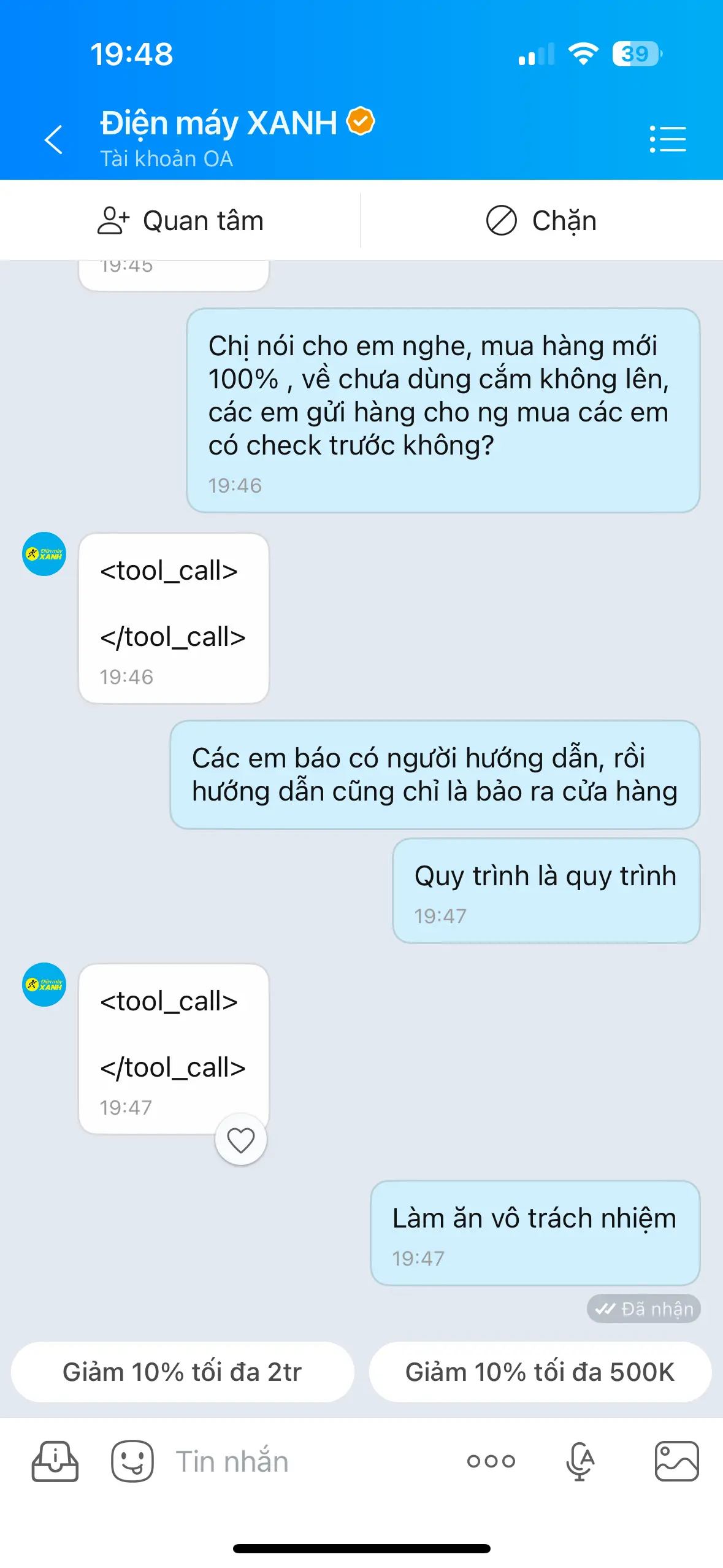 Khách hàng review Bình thủy điện lọc nước Bear BWP-T402301G 4 lít 2