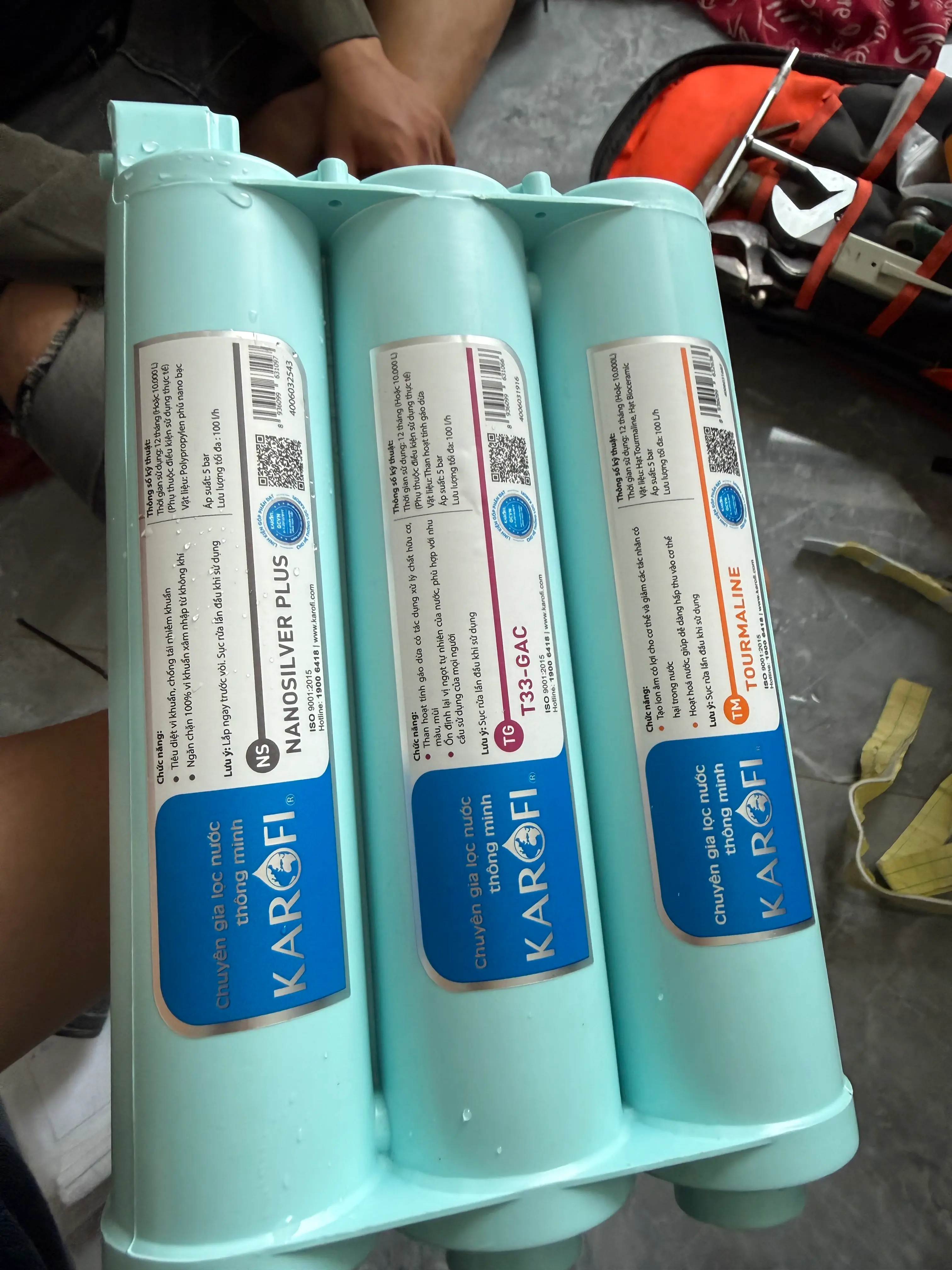 Khách hàng review Máy lọc nước RO nóng nguội lạnh Hydrogen Karofi KAD-X59 12 lõi 3