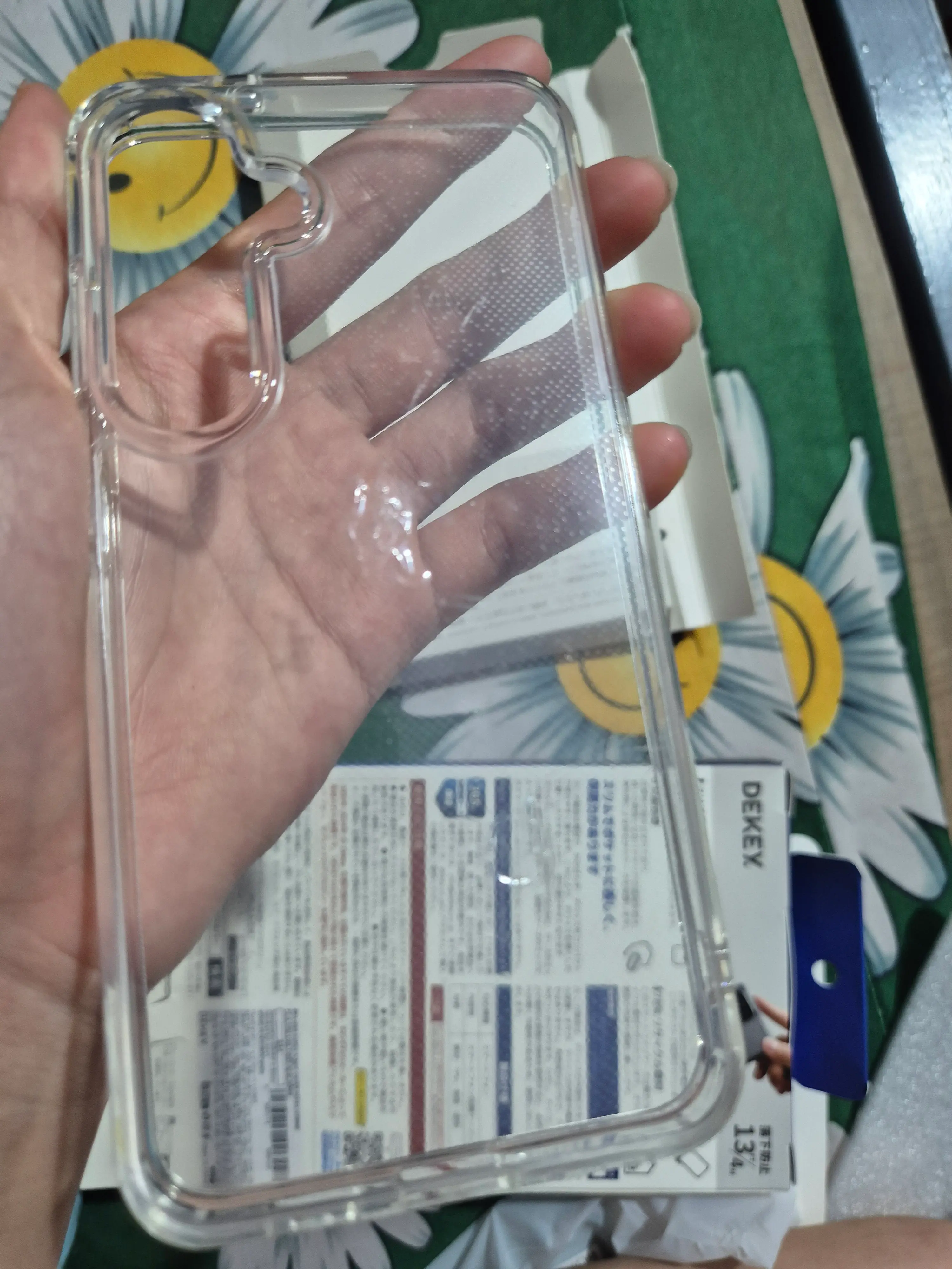 Khách hàng review Ốp lưng Samsung Galaxy S24 PC TPU DEKEY Crystal case 1