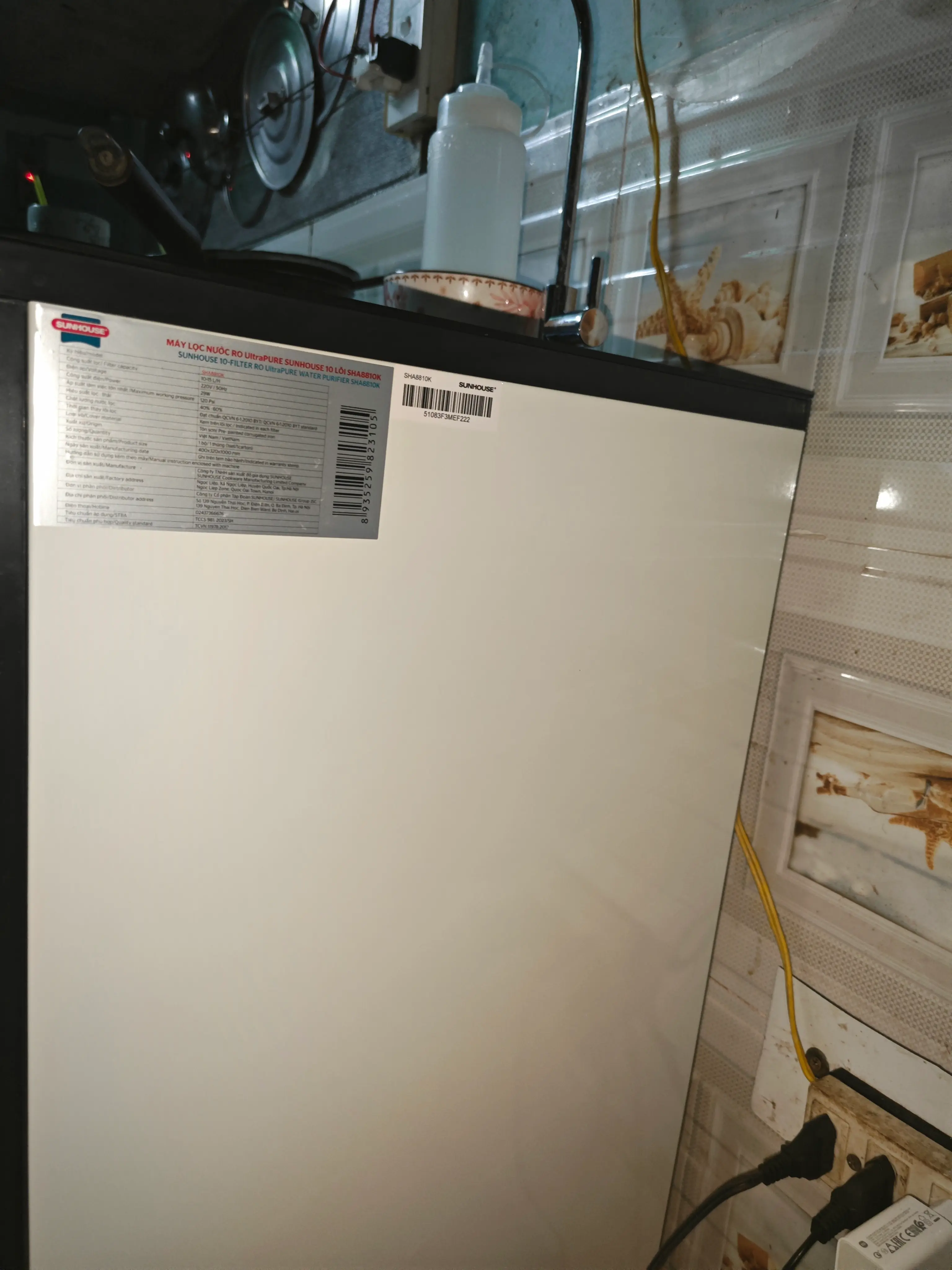 Khách hàng review Máy lọc nước RO Hydrogen Sunhouse UltraPURE SHA8810K 10 lõi 2