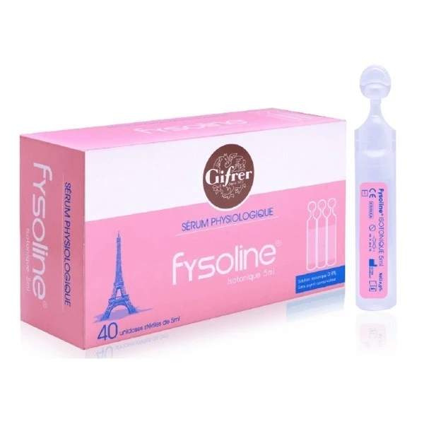 Nước muối sinh lý vệ sinh mắt mũi Fysoline