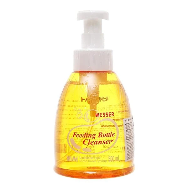 Chai nước rửa bình sữa Wesser