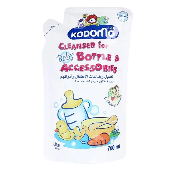 Túi dung dịch làm sạch đồ dùng Kodomo