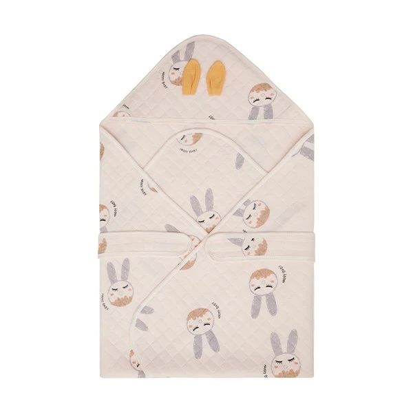 Khăn quấn cotton TOP KIDS - Thỏ hồng