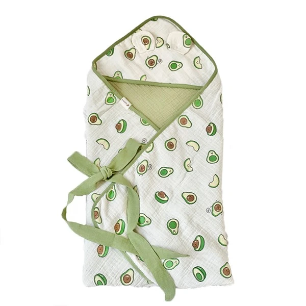 Khăn quấn cotton Bessla - Quả bơ