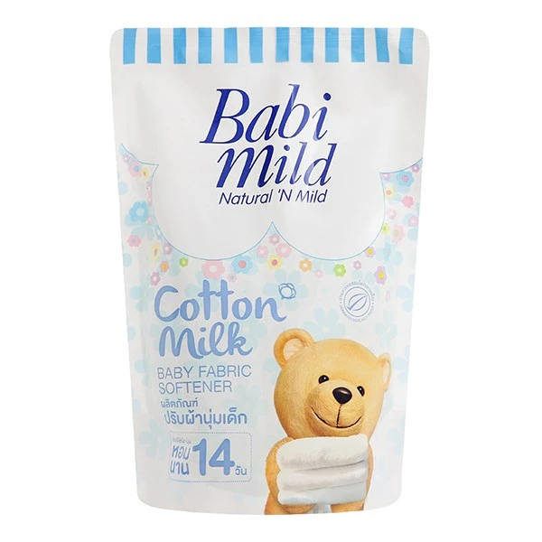 Nước xả quần áo cho bé Babi Mild hương ngọt dịu túi 1.5 lít