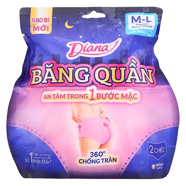 Băng quần ban đêm Diana size M-L