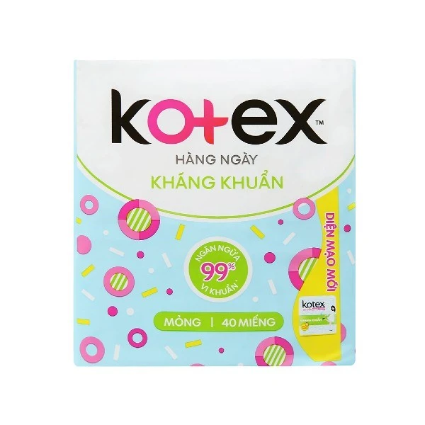 Băng vệ sinh hàng ngày Kotex Kháng Khuẩn