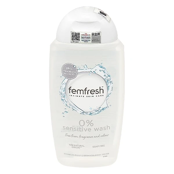 Dung dịch vệ sinh phụ nữ Femfresh 0% Sensitive Intimate Wash