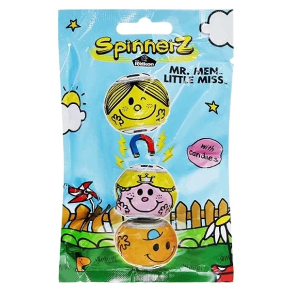 Kẹo đồ chơi con quay Relkon SpinnerZ Mr Men Little Miss (từ 3 tuổi)