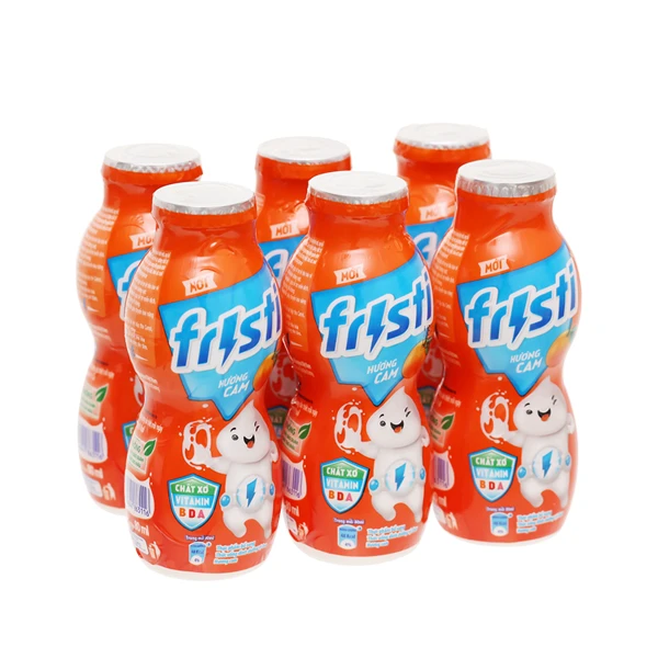 Lốc 6 chai sữa chua uống tiệt trùng Fristi