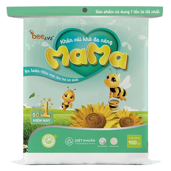 Khăn vải khô đa năng Mama không mùi