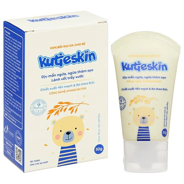 Kem bôi dịu da cho bé Kutieskin