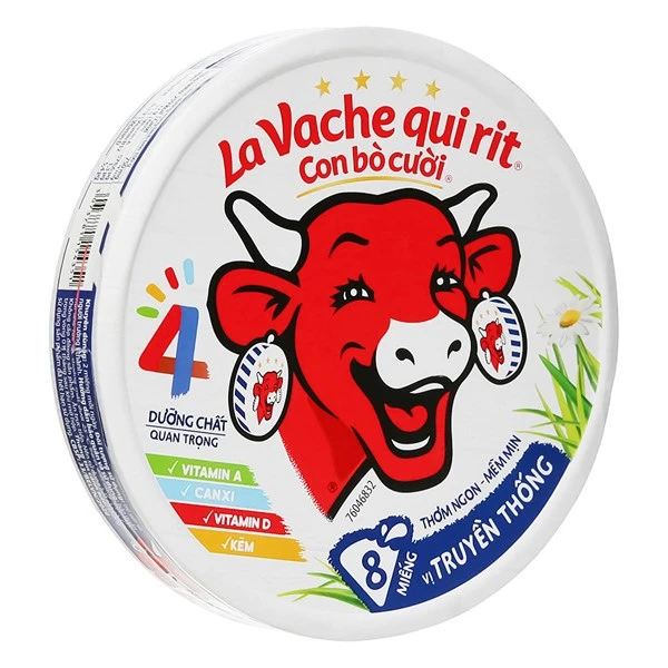 Phô mai Con Bò Cười vị truyền thống hộp 112g (8 miếng)