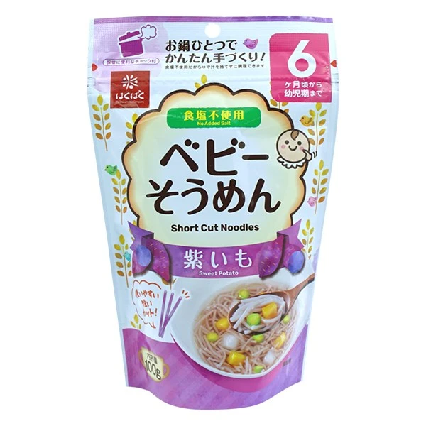 Mì somen ăn dặm khoai lang Hakubaku