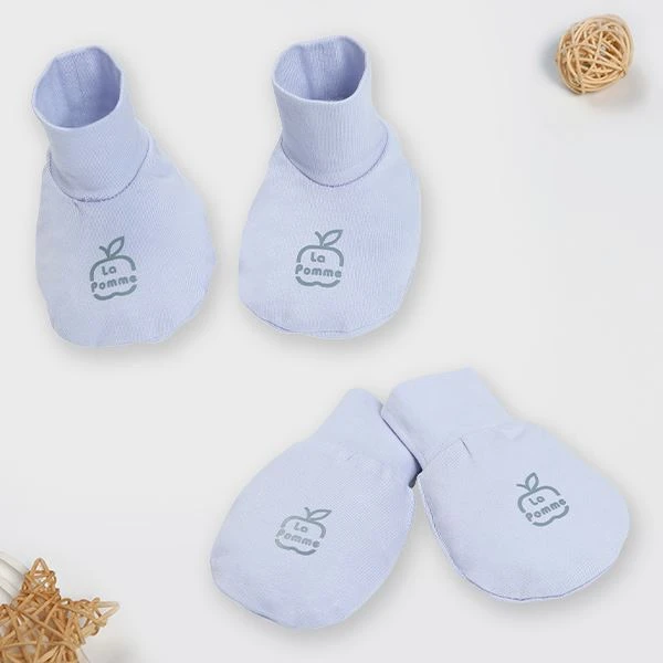 Set bao tay, bao chân sợi tre La Pomme màu tím