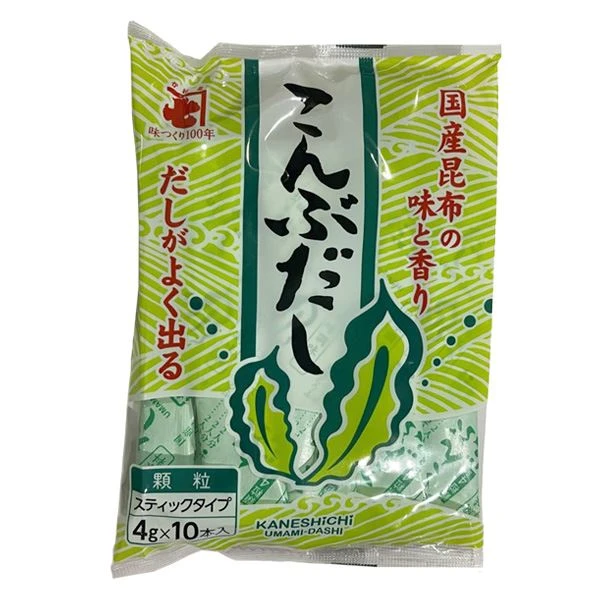 Hạt nêm Kaneshichi Konbu tảo gói 40g - Giao bao bì ngẫu nhiên