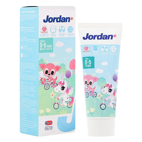 Kem đánh răng cho bé Jordan