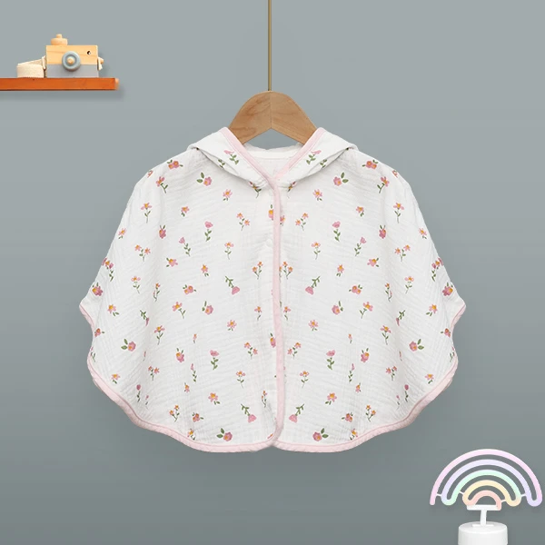 Áo choàng Lullaby NH508N 0 - 12 tháng màu trắng - hồng