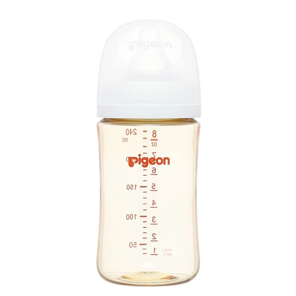 Bình sữa cổ rộng Pigeon Softouch Baby-Friendly World