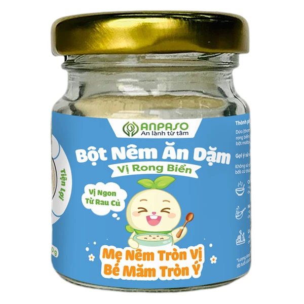 Bột nêm Anpaso rong biển hũ 60g - Giao bao bì ngẫu nhiên