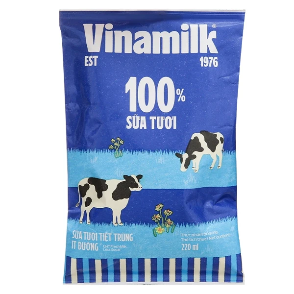 Sữa tươi tiệt trùng Vinamilk ít đường