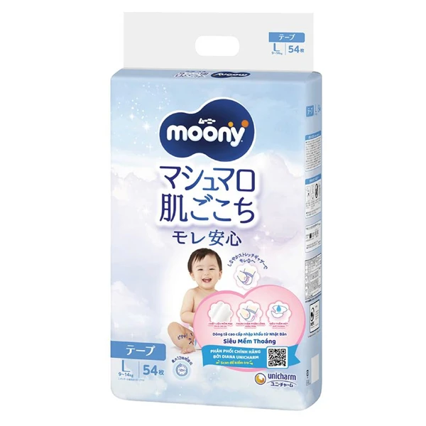Tã dán Moony size L
