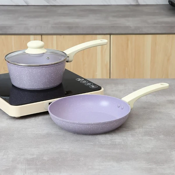 Bộ chảo quánh nhôm chống dính Green Cook GCS247-T2