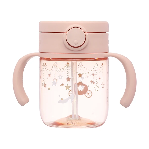 Bình tập uống Richell Axstars - Màu hồng