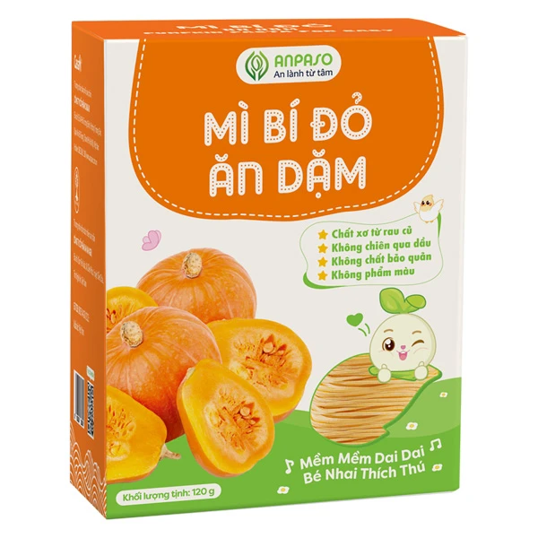 Mì ăn dặm hữu cơ bí đỏ Anpaso