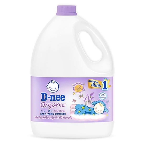 Can nước xả D-nee Tím hương hoa oải hương- Giao bao bì ngẫu nhiên