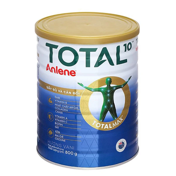 Sữa bột người lớn Anlene Total 10 (mẫu mới)