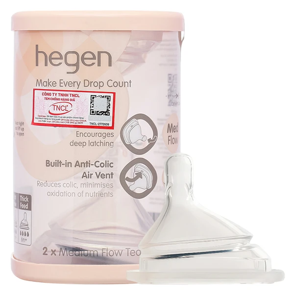 Bộ 2 núm ti Hegen size M