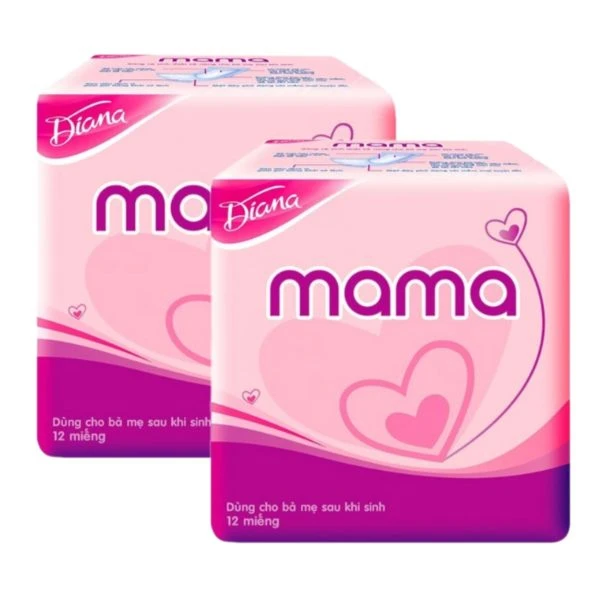 Combo 2 băng vệ sinh ban ngày Diana Mama cho mẹ sau sinh