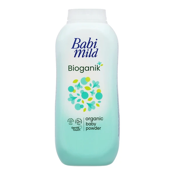 Phấn thơm dưỡng ẩm cho bé Babi Mild Bioganik - Giao bao bì ngẫu nhiên