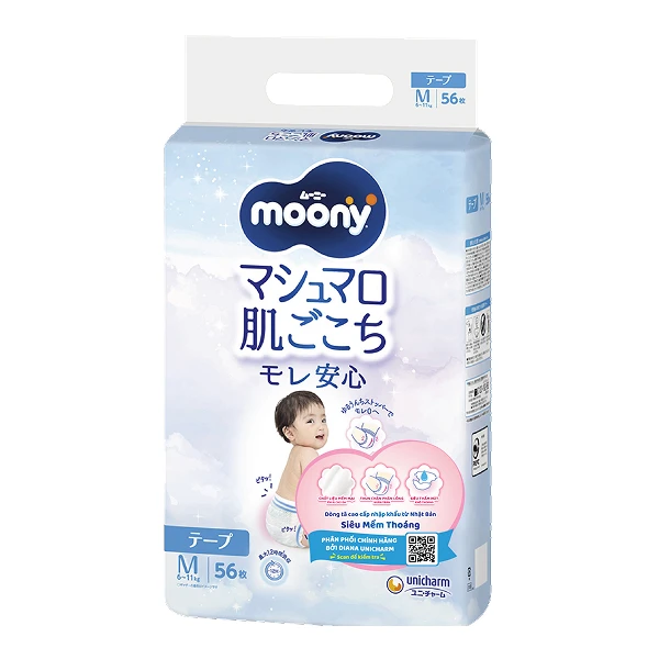 Tã dán Moony size M