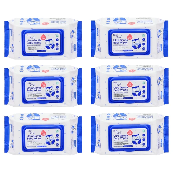 Combo 6 khăn ướt BZU BZU Ultra Gentle