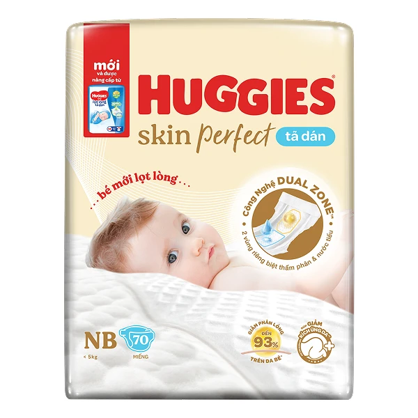 Tã dán Huggies Skin Perfect size NB