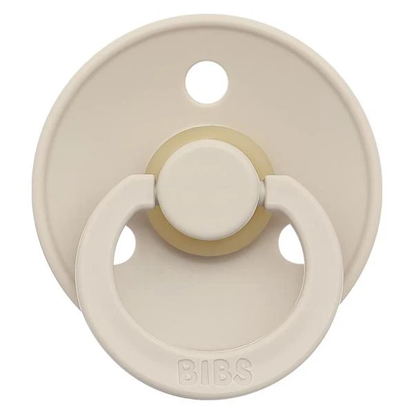 Ti ngậm BIBS Pacifier Colour Latex (từ 6 tháng) - Màu xám